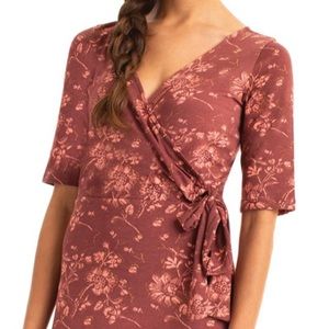 Synergy dress, size medium, new, mahogany floral